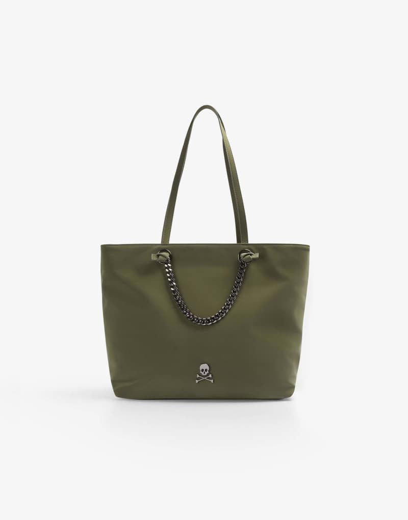 Scalpers NY Chain Eday Bag In Khaki   Scalpers