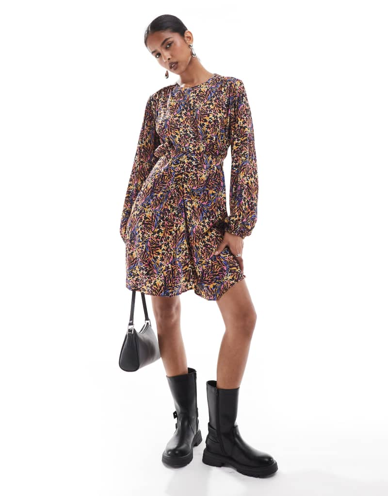 Scalpers Corde print dress in multicolor   Scalpers