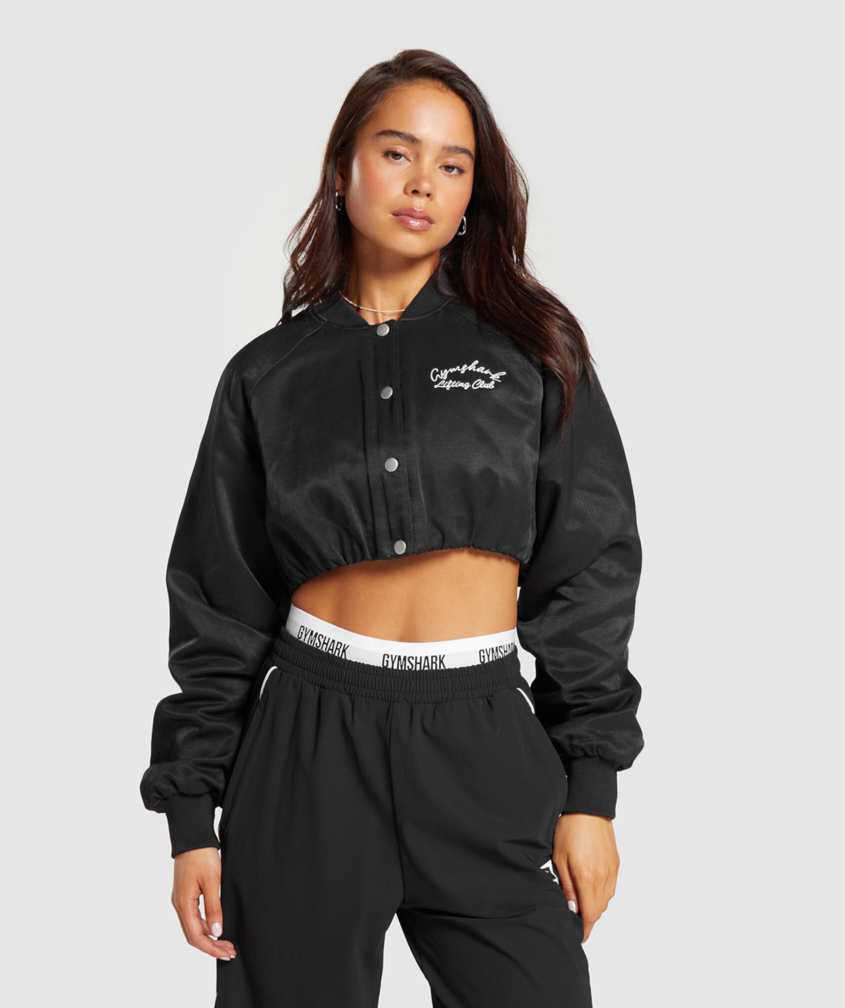 Cropped Bomber Jacket Gymshark