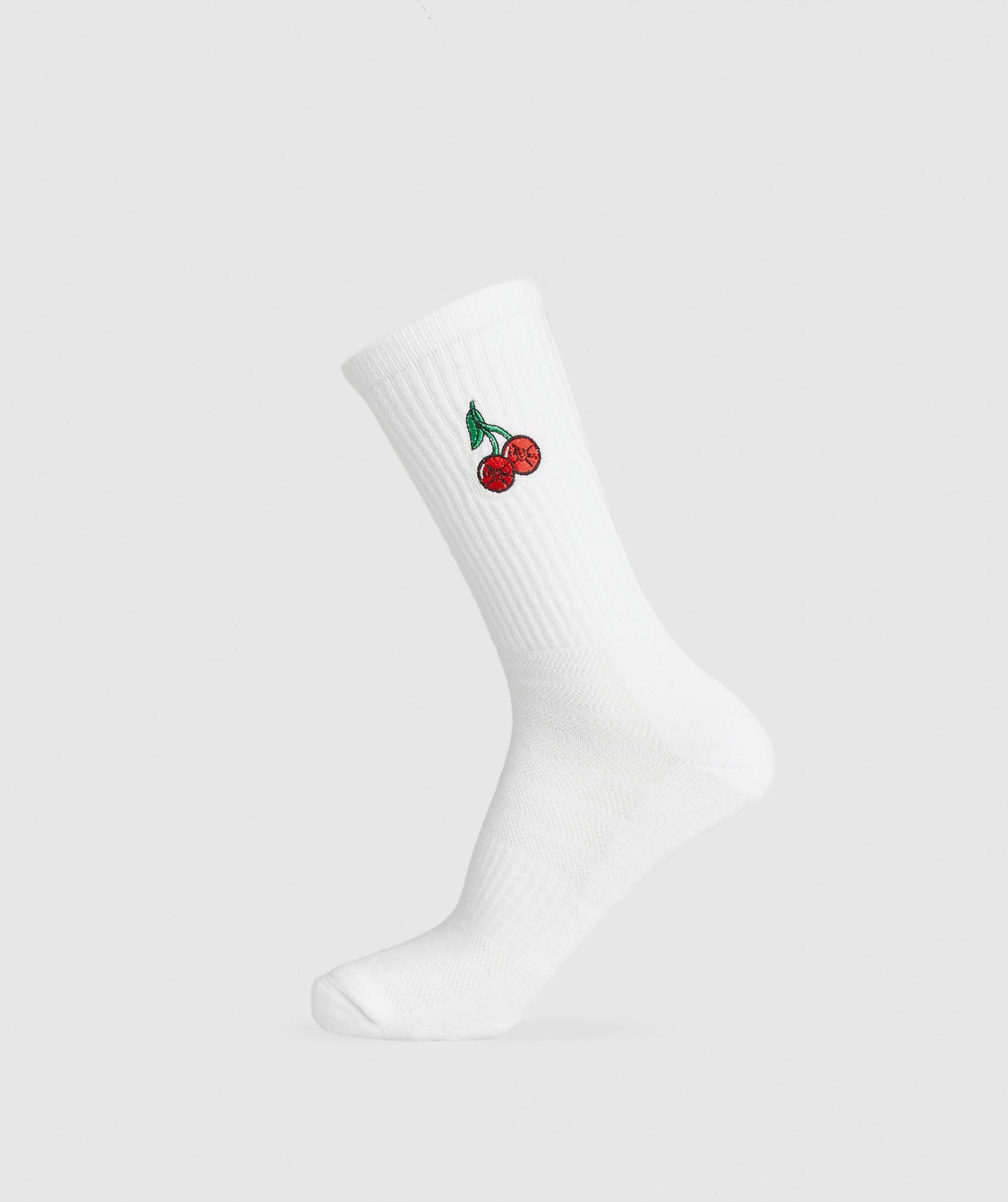 Graphic Cherries Crew Sock Single Gymshark