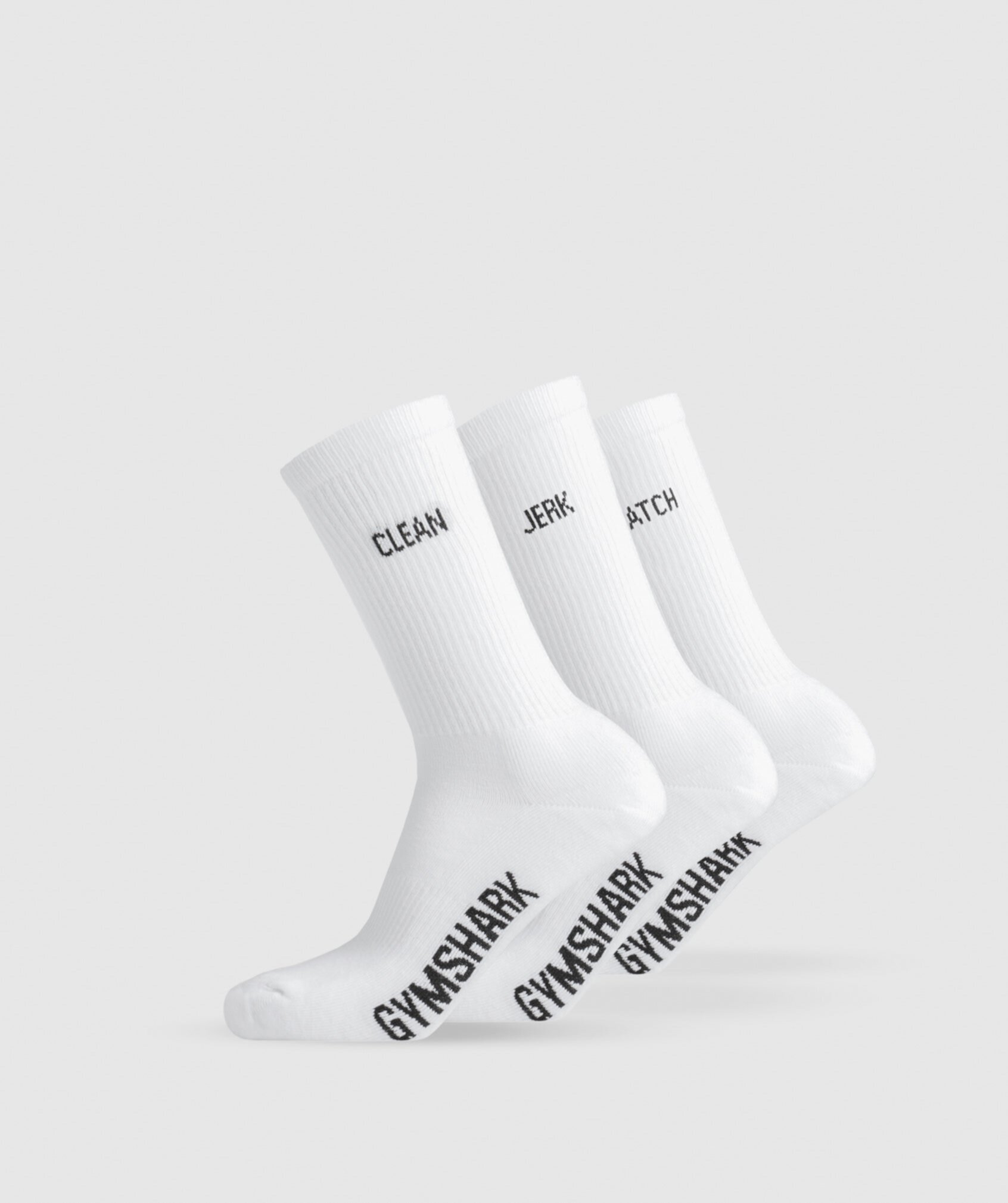 Graphic Weightlifting Socks 3Pk Gymshark