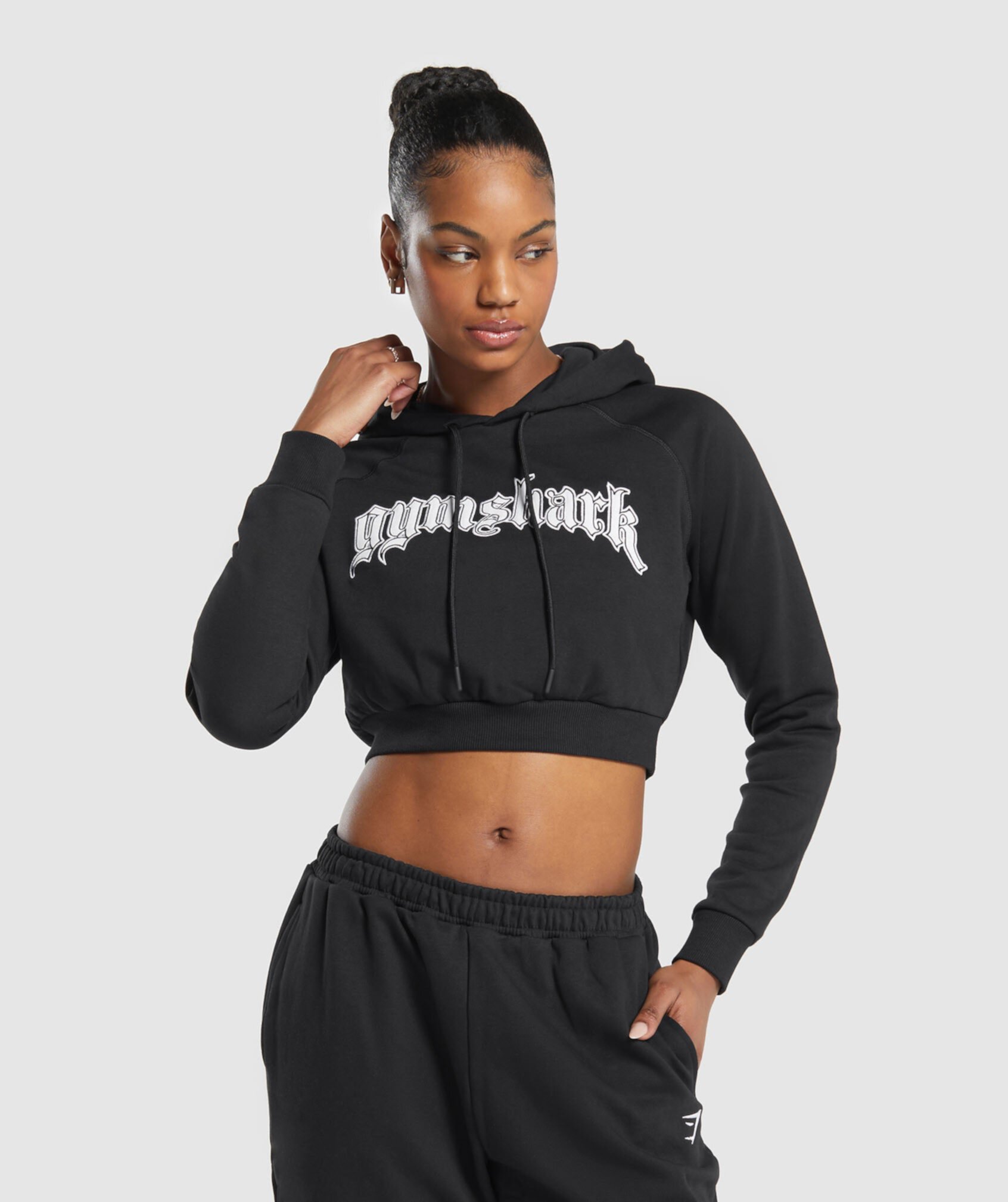 Heavy Flex Cropped Hoodie Gymshark