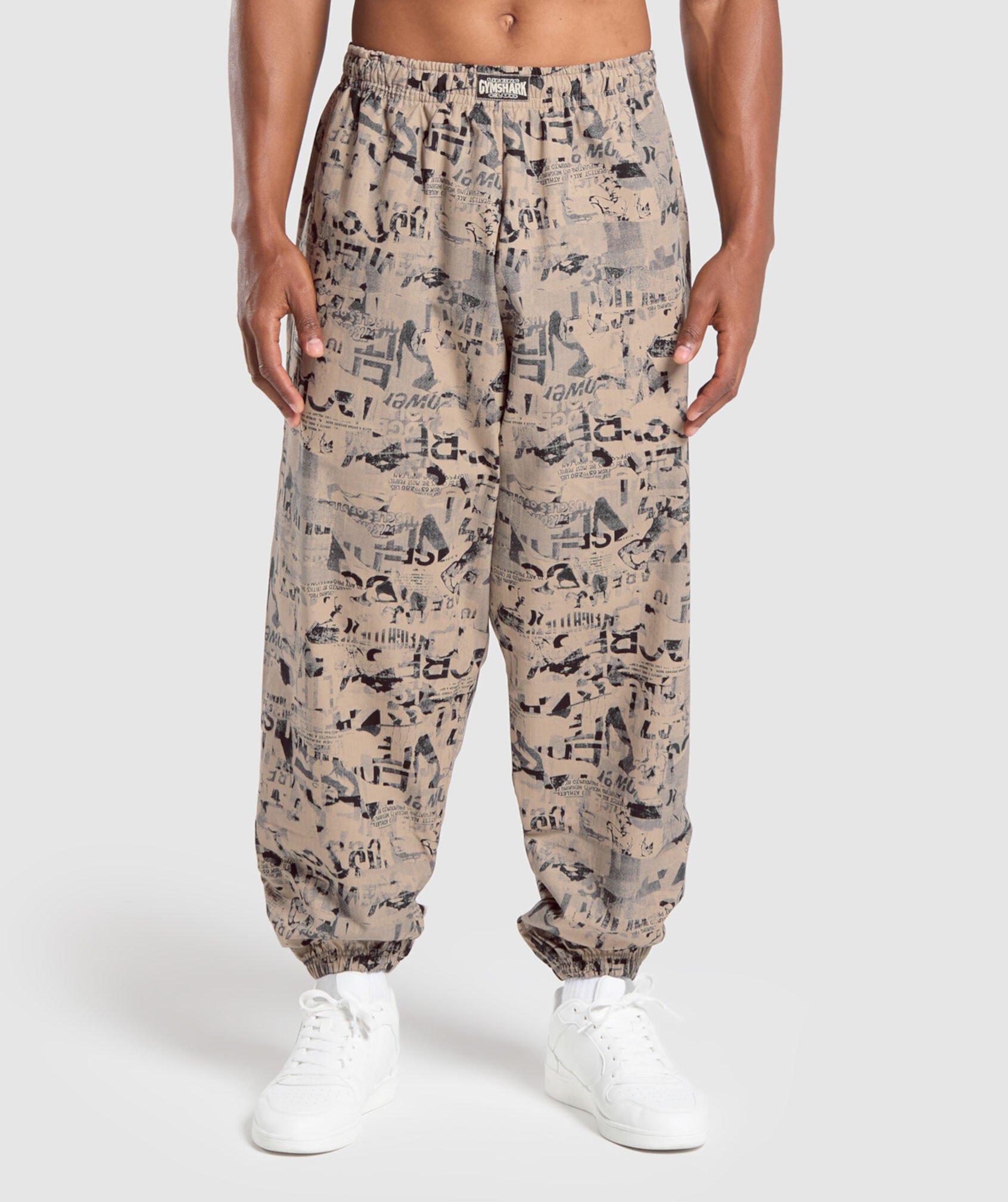 Lifting Oversized Printed Woven Pants Gymshark