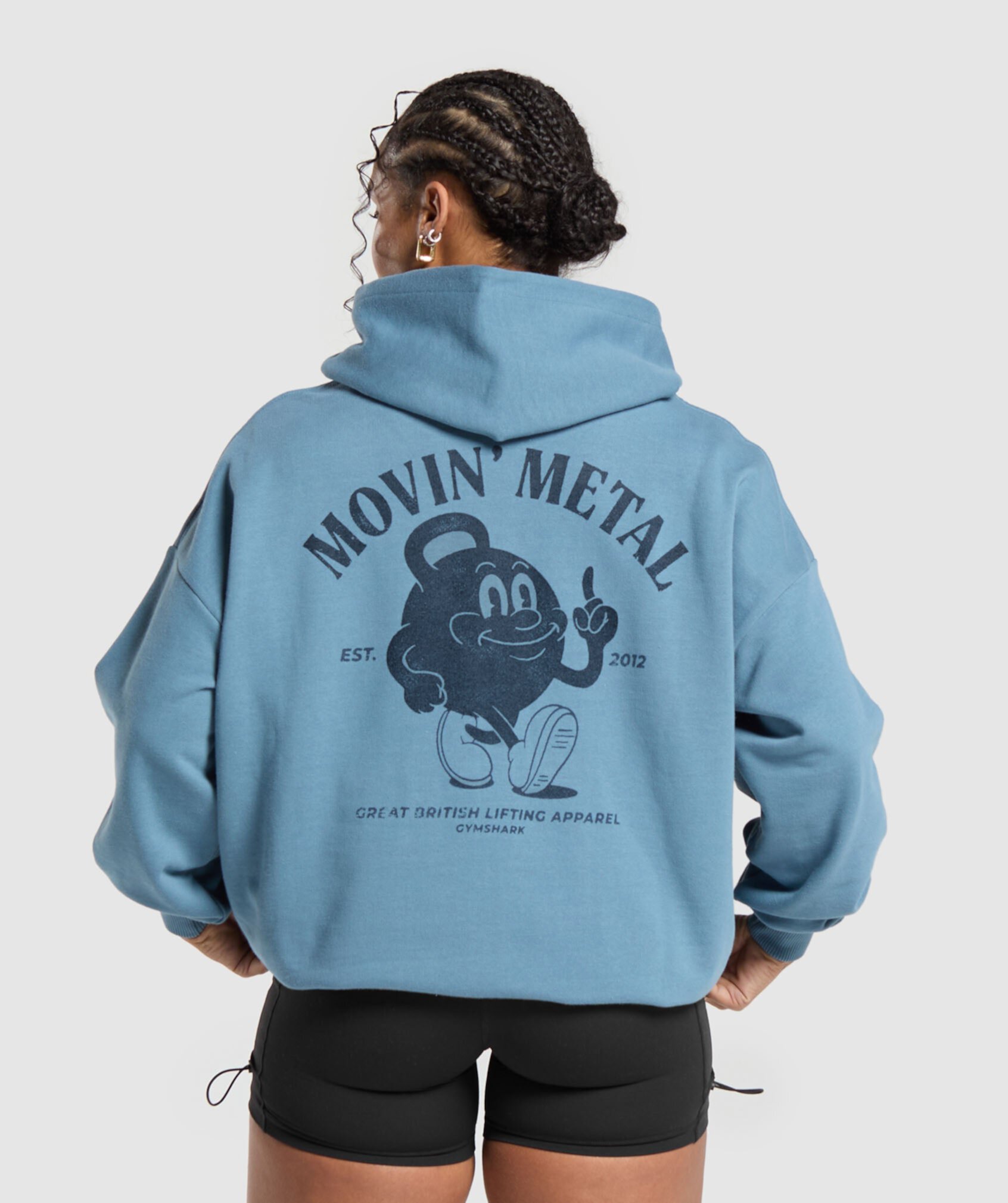 Movin' Metal Graphic Hoodie Gymshark