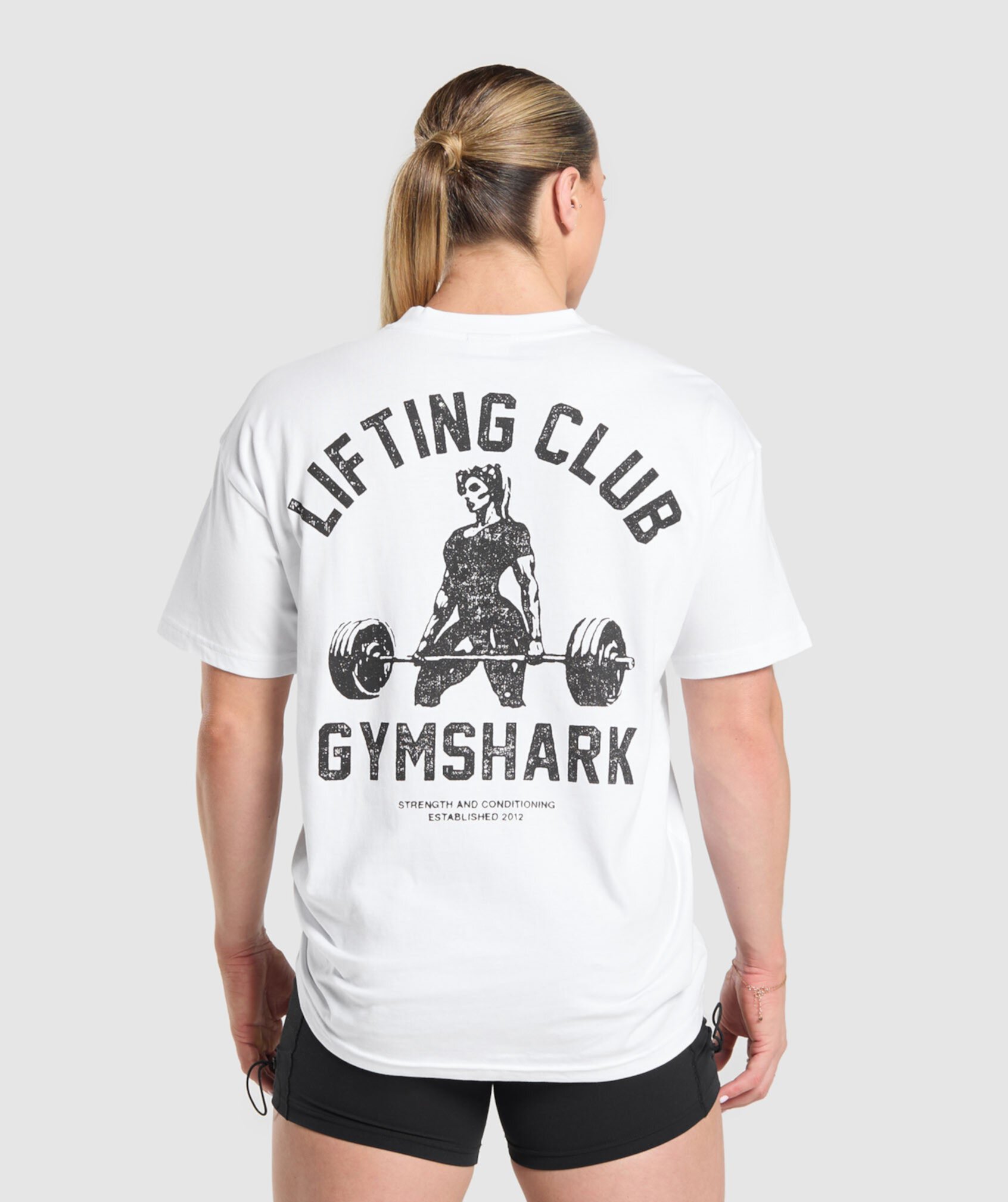 Lifting Club Graphic Oversized T-Shirt Gymshark