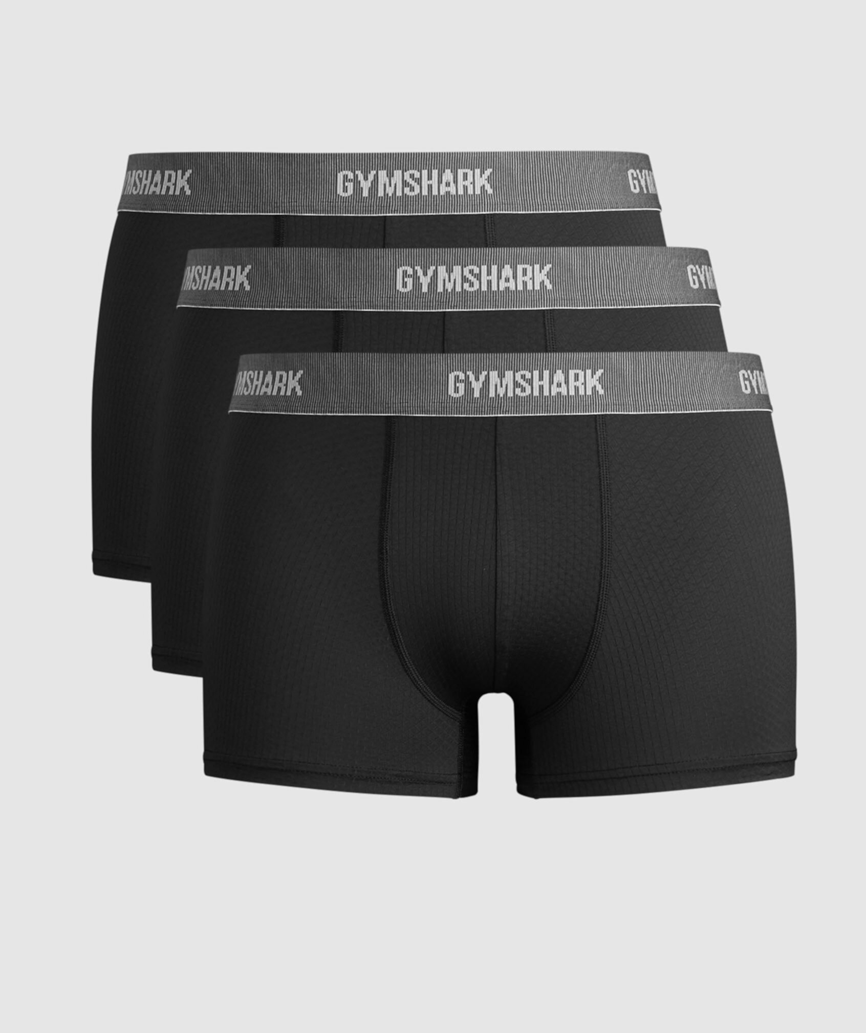 Трусы-боксёры Gymshark Sports Tech, 3 штуки из мягкой эластичной ткани Gymshark