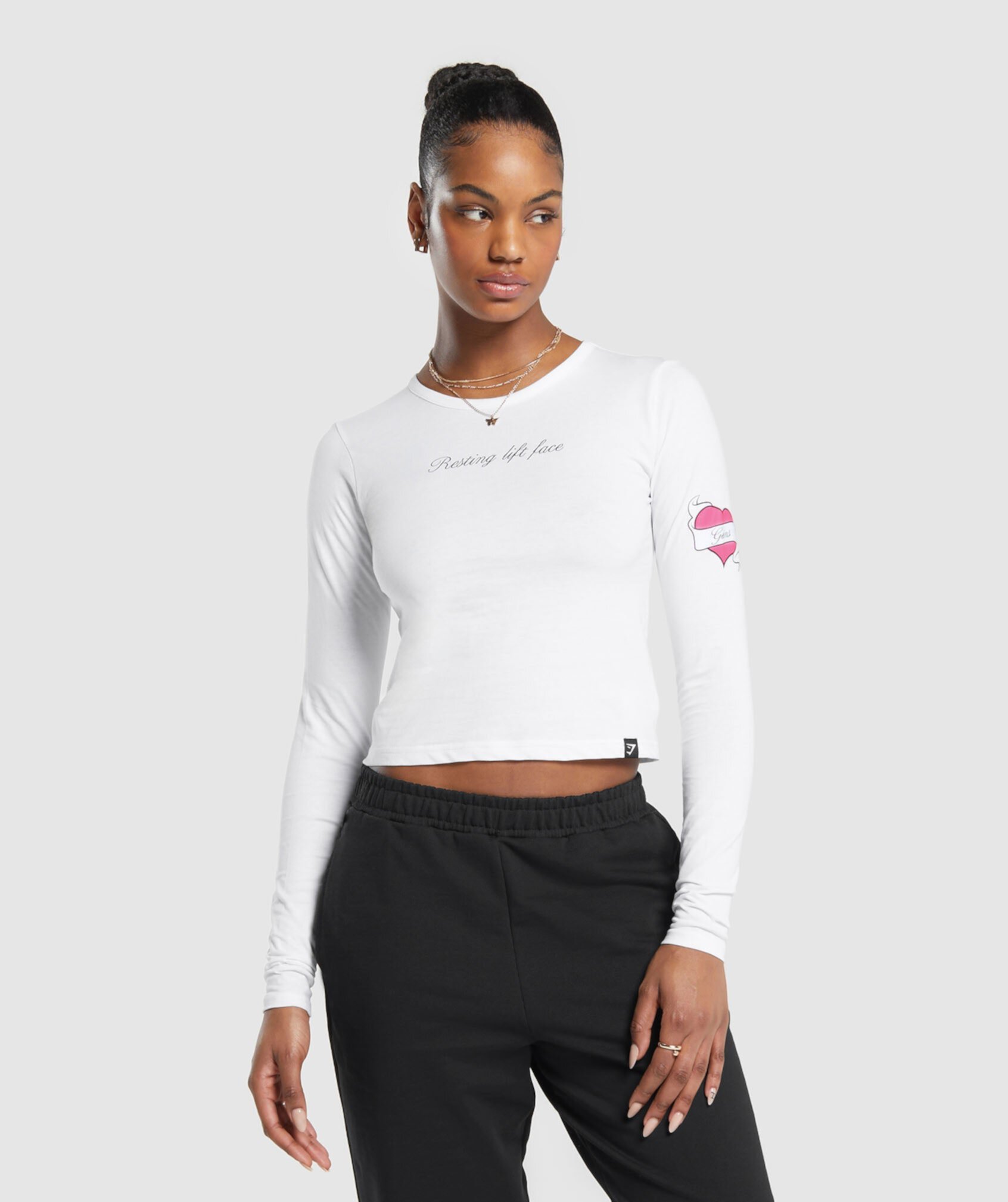 Tattoo Midi Long Sleeve T-Shirt Gymshark