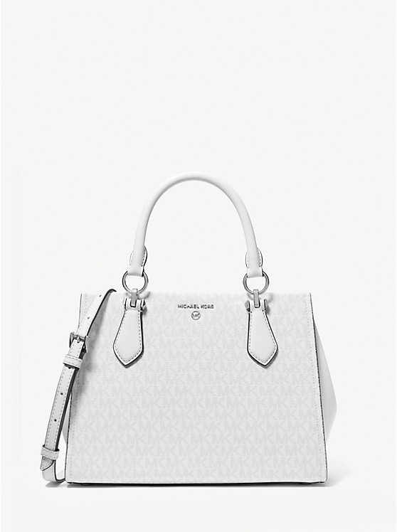 Marilyn Medium Signature Logo Satchel Michael Kors