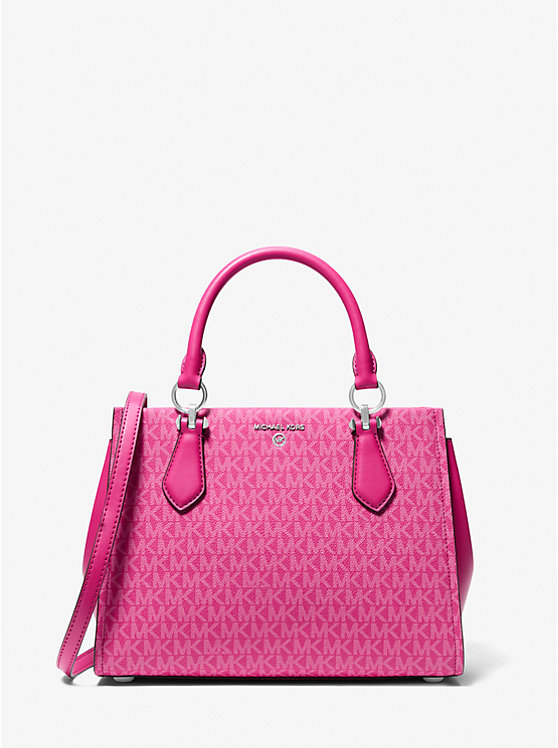 Marilyn Medium Signature Logo Satchel Michael Kors