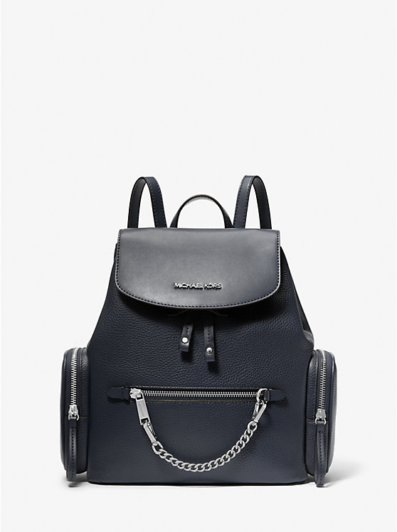 Jet Set Medium Pebbled Leather Backpack Michael Kors