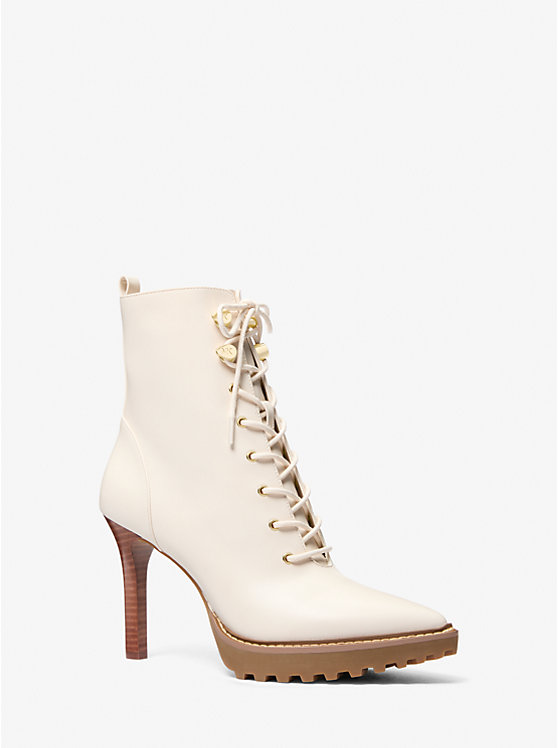 Kyle Leather Lace-Up Boot Michael Kors