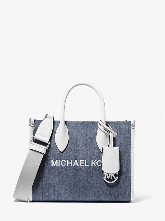 Mirella Small Denim Crossbody Bag Michael Kors