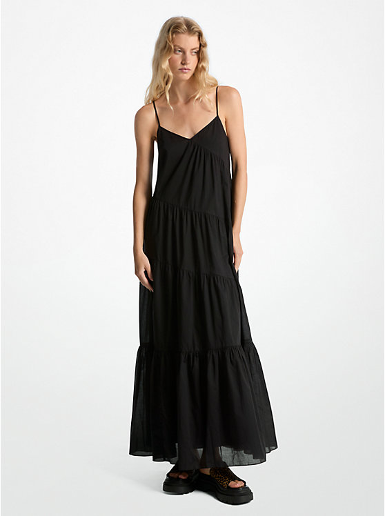 Cotton Tiered Maxi Dress Michael Kors