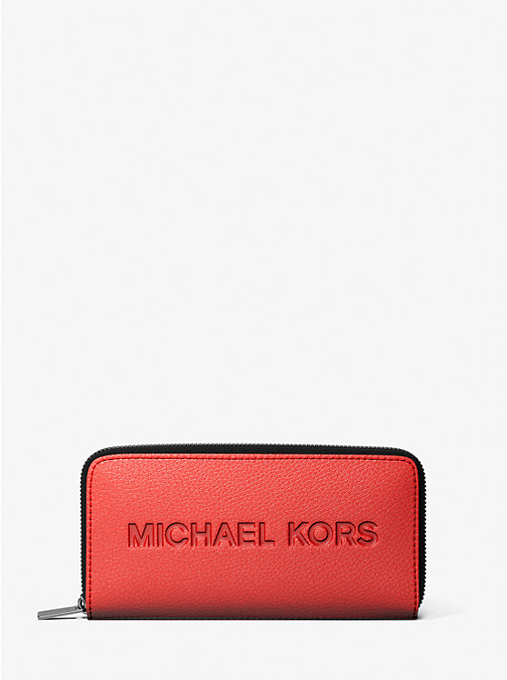 Cooper Pebbled Leather Smartphone Wallet Michael Kors