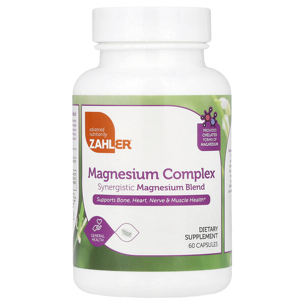 Magnesium Complex, 60 Capsules Zahler