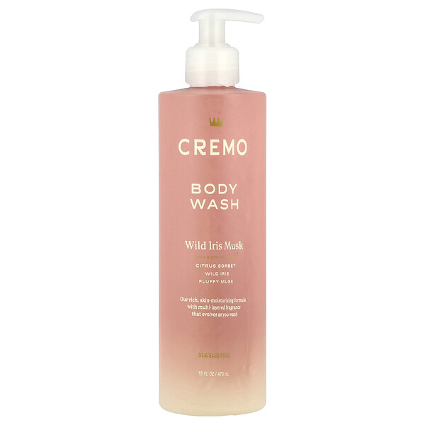 Body Wash, Wild Iris Musk, 16 fl oz (473 ml) Cremo