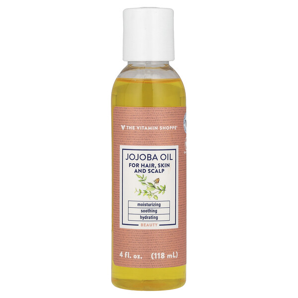 Jojoba Oil , 4 fl oz (118 ml) The Vitamin Shoppe