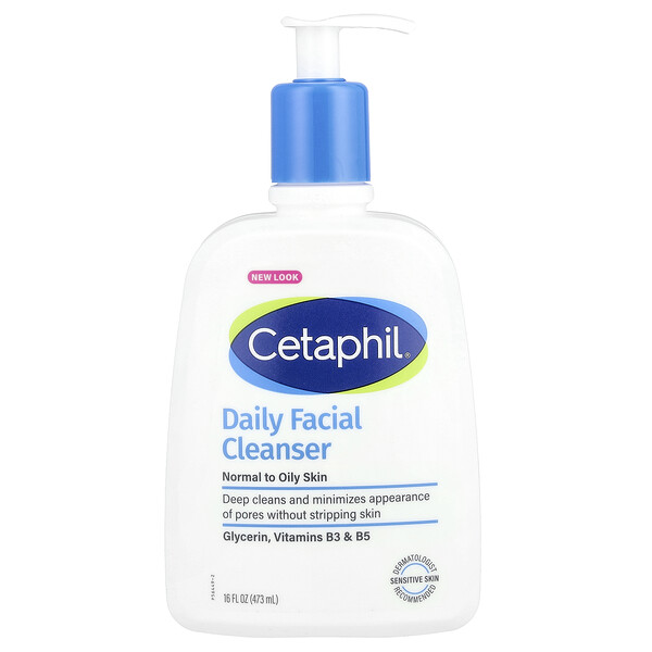 Daily Facial Cleanser, 16 fl oz (Жидкие унции) (473 ml) Cetaphil