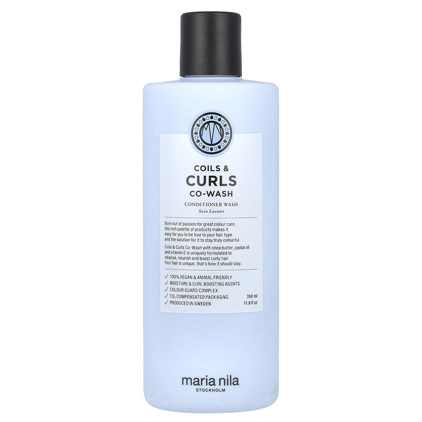 Coils & Curls Co-Wash, Conditioner , 11.8 fl oz (350 ml) Maria Nila