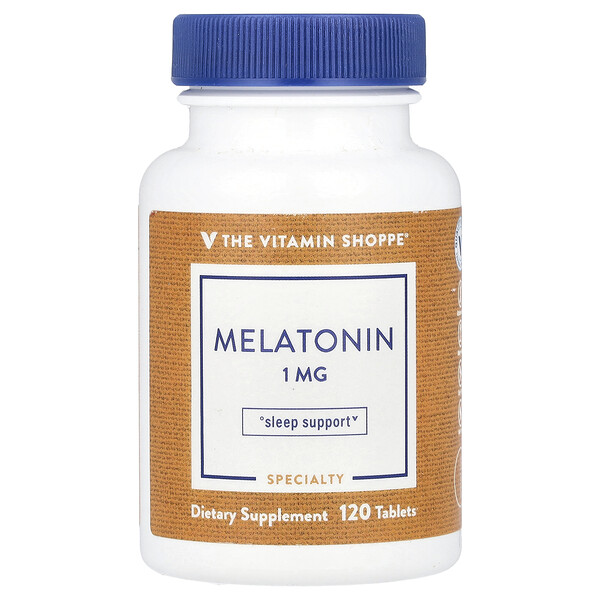 Melatonin , 1 mg, 120 Tablets The Vitamin Shoppe