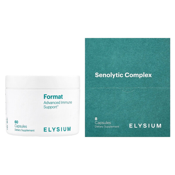 Format Advanced Immune Support and Senolytic Complex, 68 Capsules (Капсулы) Elysium