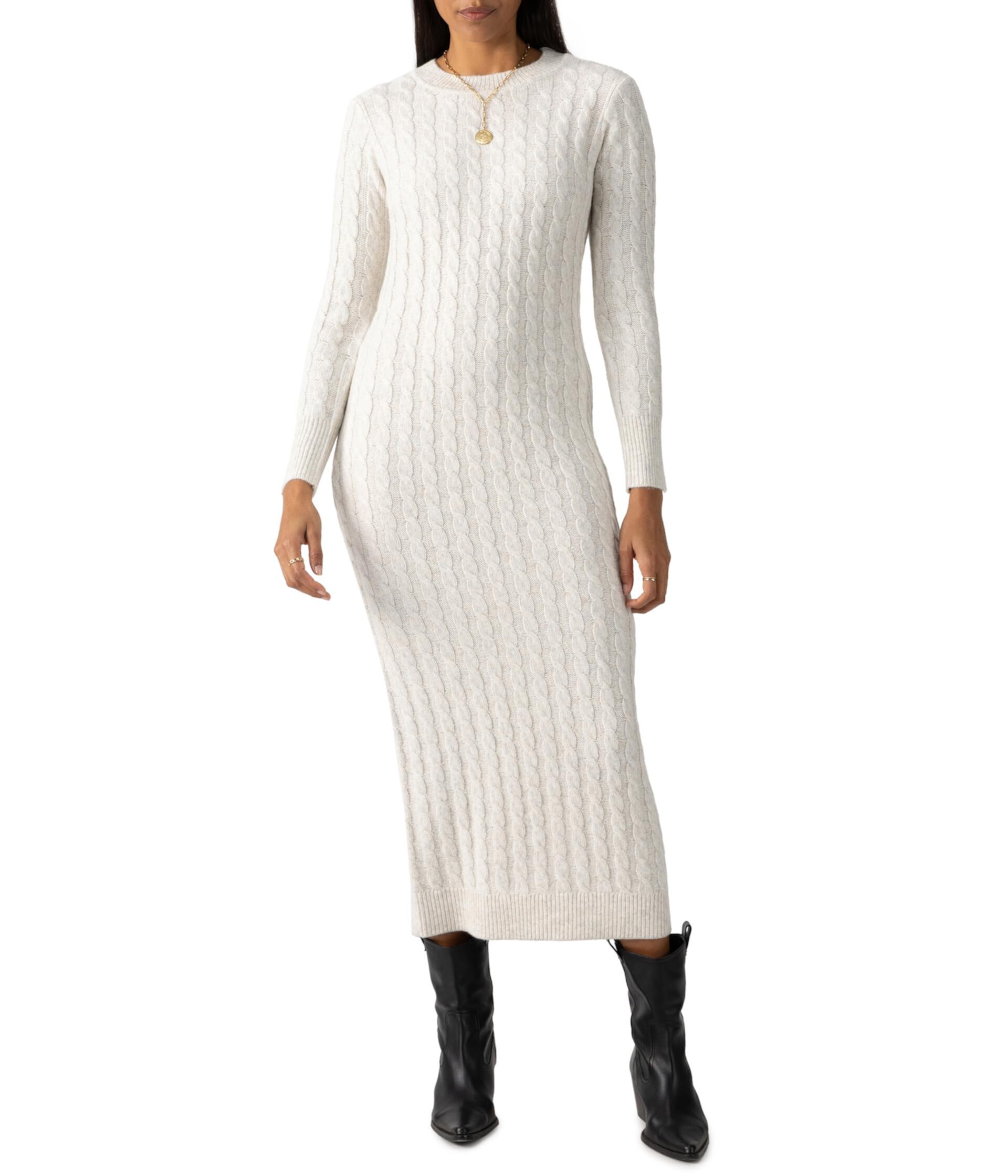 Женское Платье Sanctuary Cable Crew Neck Maxi Dress Sanctuary