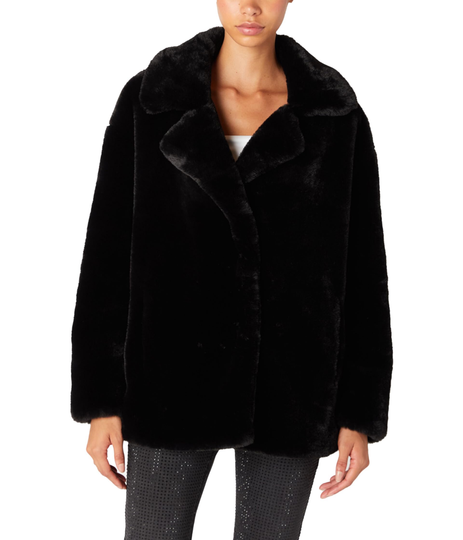 Faux Fur Coat Blank NYC