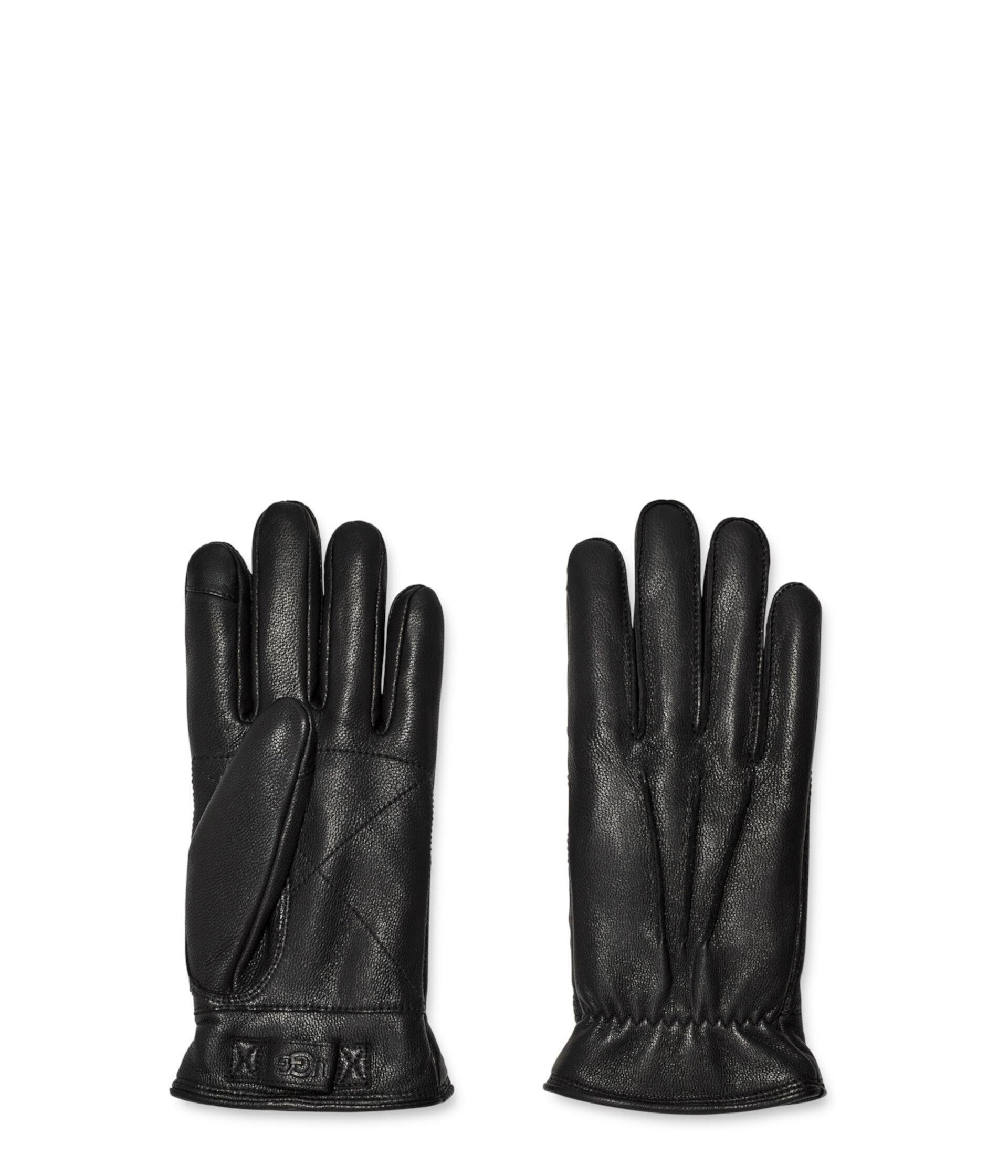 Зимние перчатки UGG 3 Point Leather Gloves UGG