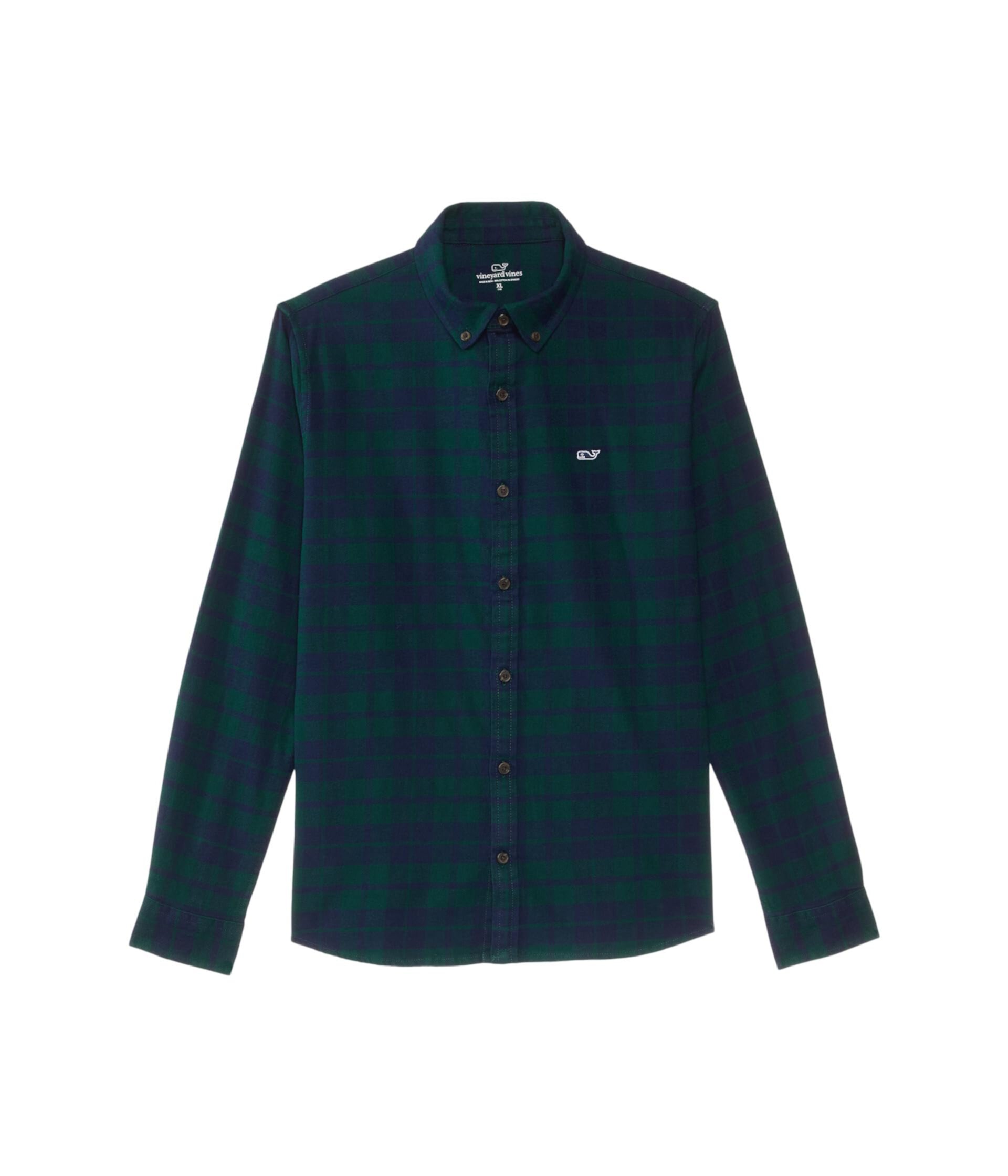 Детская рубашка Vineyard Vines Plaid Flannel (для больших детей) Vineyard Vines