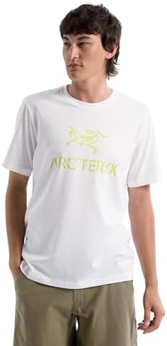 Arc'teryx Arc'Word Logo Shirt SS Men's | Soft Breathable Tee Made from Premium Cotton Arc'teryx