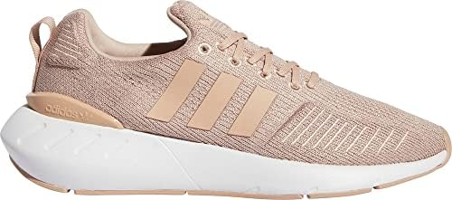 adidas Women's Swift Run 22 Sneaker, Ash Pearl/Ash Pearl/White, 11 M US Adidas