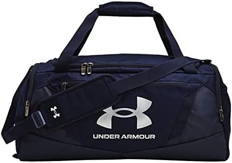 UNDER ARMOUR Unisex Sports Bag Shoulder Bag Travel Bag Undeniable 5.0 Duffle, -001 black / silver Under Armour