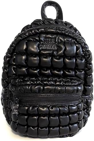 Steve Madden Women's BMIA Rouched Backpack, Black, One Size Steve Madden