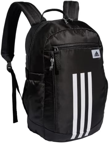 adidas League Three Stripe 2 Backpack, Black/White, One Size Adidas