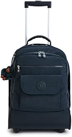 Kipling Women's Sanaa Large Rolling Backpack, Adjustable Padded Straps, Slide-Up Handle, Crinkle Nylon Backpack Kipling