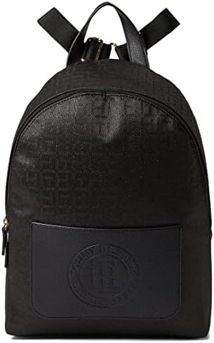 Tommy Hilfiger Millie II Medium Dome Backpack Black/Black Lurex One Size Tommy Hilfiger