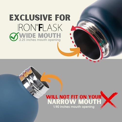 Крышка-трубка IRON °FLASK для широких бутылок, BPA Free, удобный дизайн, подходит для спорта IRON °FLASK