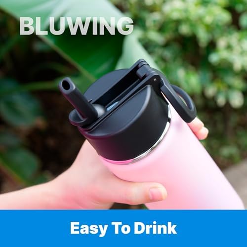 Крышка с трубочкой Bluwing для широкогорлых бутылок Hydro Flask 12-64 унции, BPA-free, съемная, для активного образа жизни Bluwing