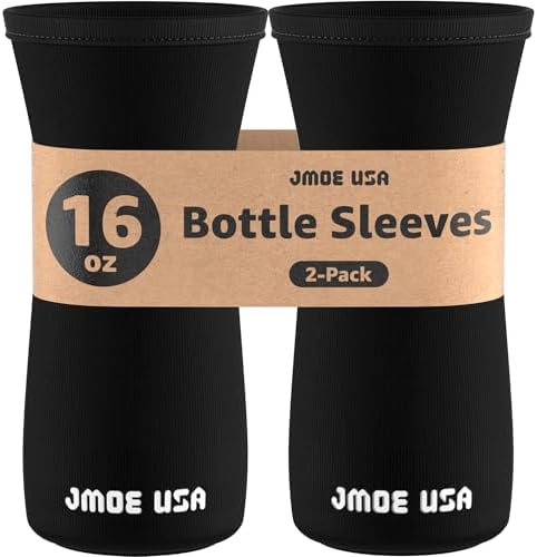 Неопреновый чехол Jmoe USA для бутылок Cirkul 16oz | Подходит для пластиковых и нержавеющих бутылок | Влагоотводящий материал | Пакет из 2 штук Jmoe USA