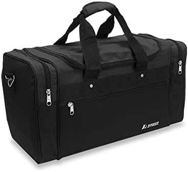 Сумка дорожная Everest Sports Duffel - большая, черная, универсальный размер Everest