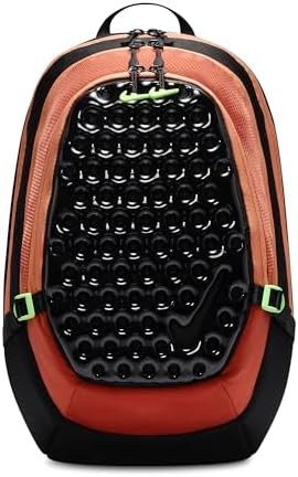 Nike Air Max Unisex Adult Backpack (17L) One Size (Black/Rugged Orange/Lime Blast) Nike