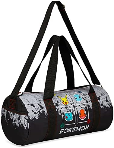 Сумка дорожная Pokemon Gym Bag for Kids, Pikachu Boys Duffle Bag Large Holdall (Black) Pokemon