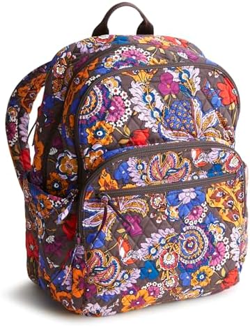 Рюкзак повседневный Vera Bradley Женский Cotton Large Bancroft, Красочный Букет, Один размер Vera Bradley