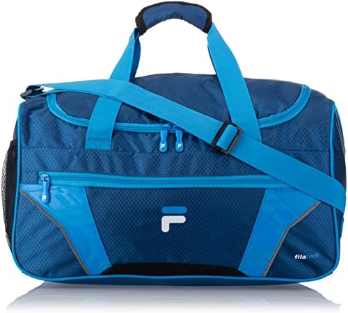 Сумка дорожная Fila Drone Sm Travel Gym Sport Duffel Bag, темно-синий/голубой, один размер Fila