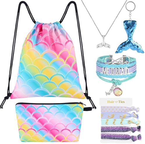 Рюкзак повседневный WAWSAM 10 шт. Mermaid Drawstring Bag Set WAWSAM