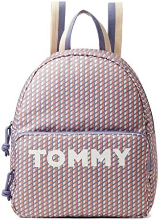 Tommy Hilfiger Cory II Medium Dome Backpack Blue Stone Multi One Size Tommy Hilfiger