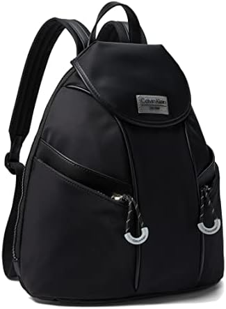 Calvin Klein Women's Sydney Nylon Backpack, Black, Medium Calvin Klein