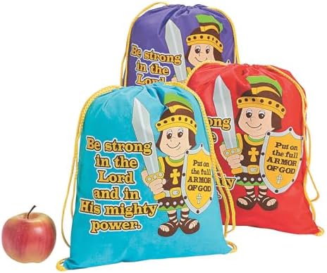 Рюкзак повседневный Fun Express Armor Of God Drawstring Backpack Fun Express