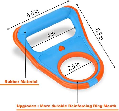 Ручка для бутыли - Энергоэффективный антискользящий держатель для 3, 5, 6 галлонов с резиновым покрытием Qboyi