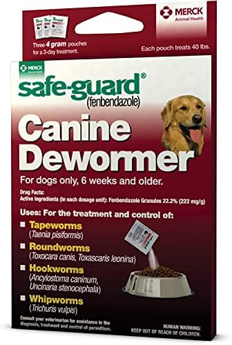 Антигельминтные гранулы для крупных щенков 4 г Dog Dewormer Canine